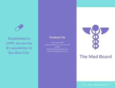 Medical Brochure Template Free from marketplace.canva.com