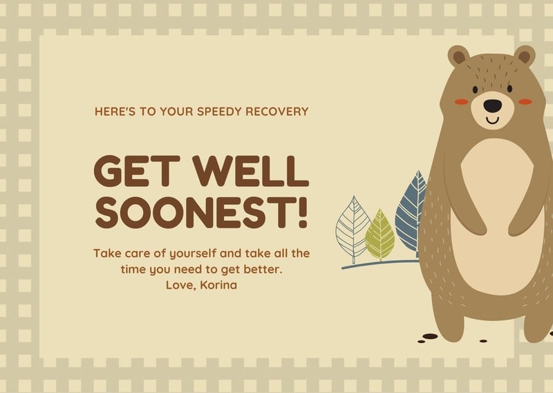 care bear get well soon