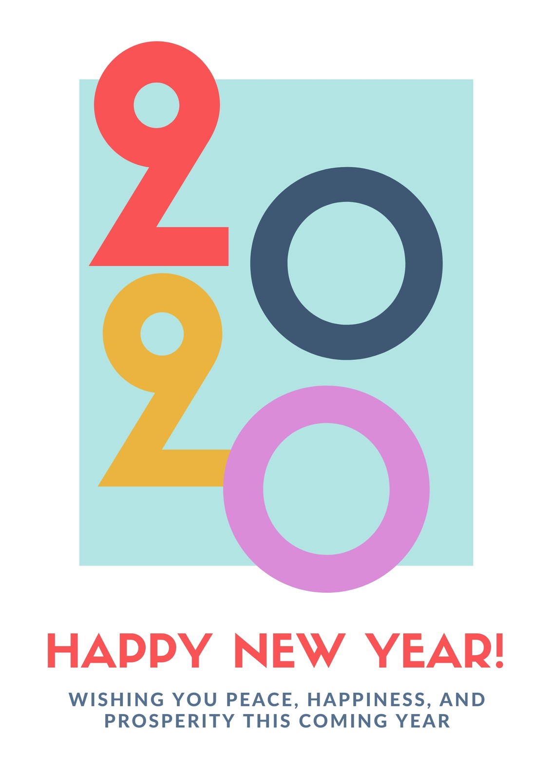 Colorful New Year 2016 Poster Templates By Canva