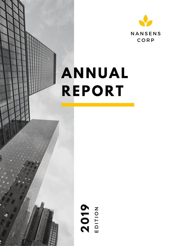 Free Custom Printable Annual Report Templates Canva