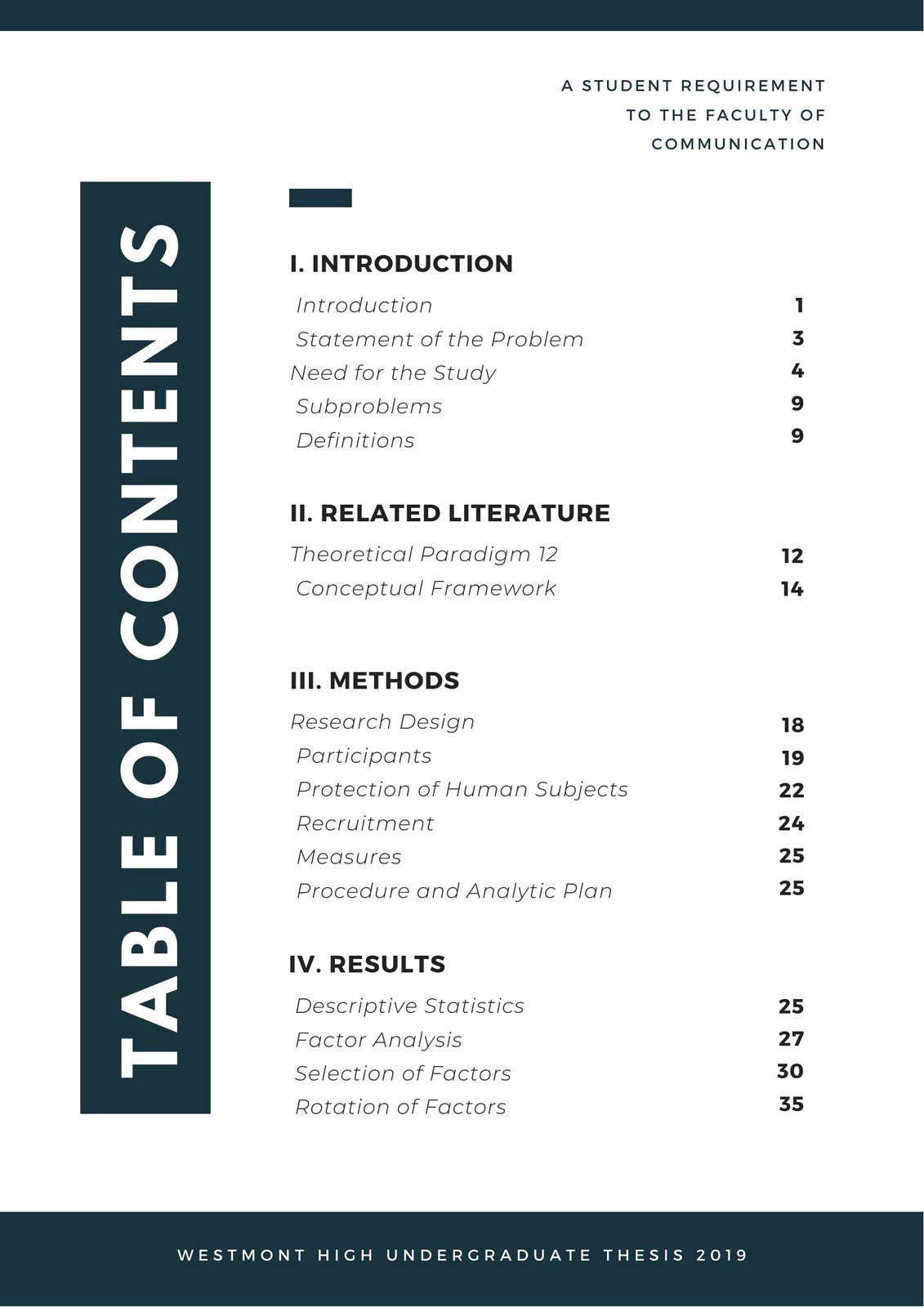 Free and customizable table of contents templates  Canva Pertaining To Microsoft Word Table Of Contents Template