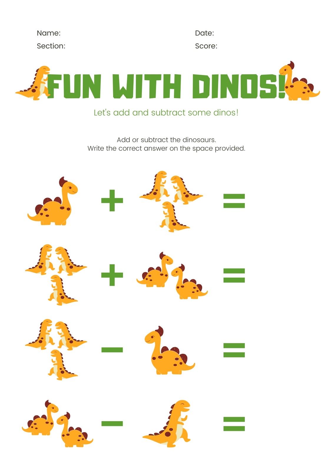 Dinosaur Math - Games for kids - Apps on Google Play