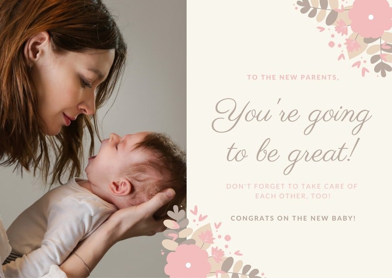 Baby Shower Advice Card Template from marketplace.canva.com