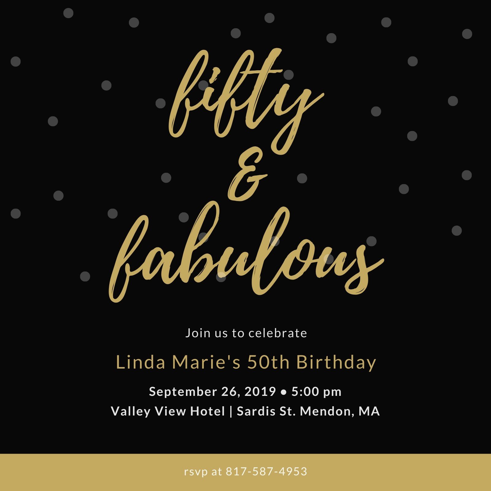 23+ Free, printable custom 23th birthday invitation templates  Canva Regarding 50Th Birthday Flyer Template Free