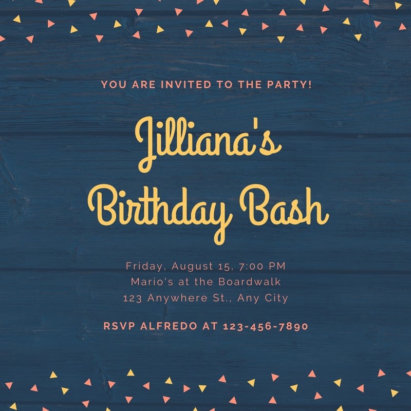 Page 18 - Free and printable birthday invitation templates | Canva