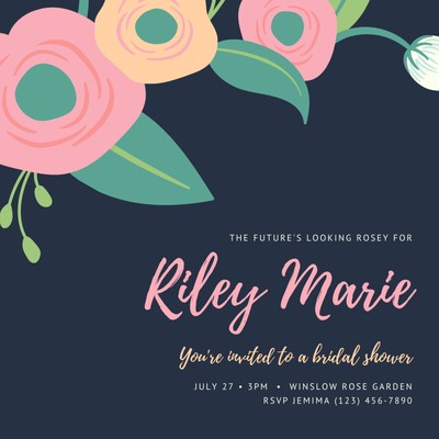 Free Bridal Shower Invite Template from marketplace.canva.com