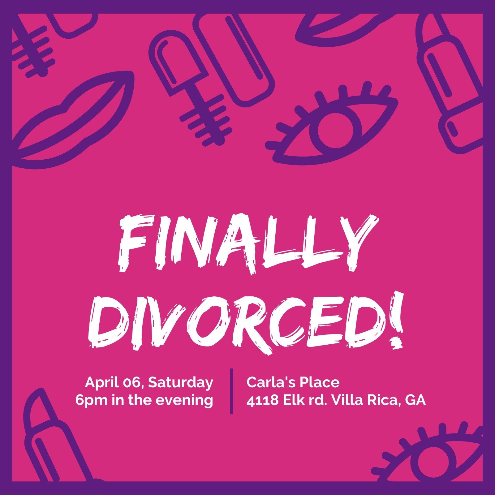 customize-41-divorce-party-invitations-templates-online-canva