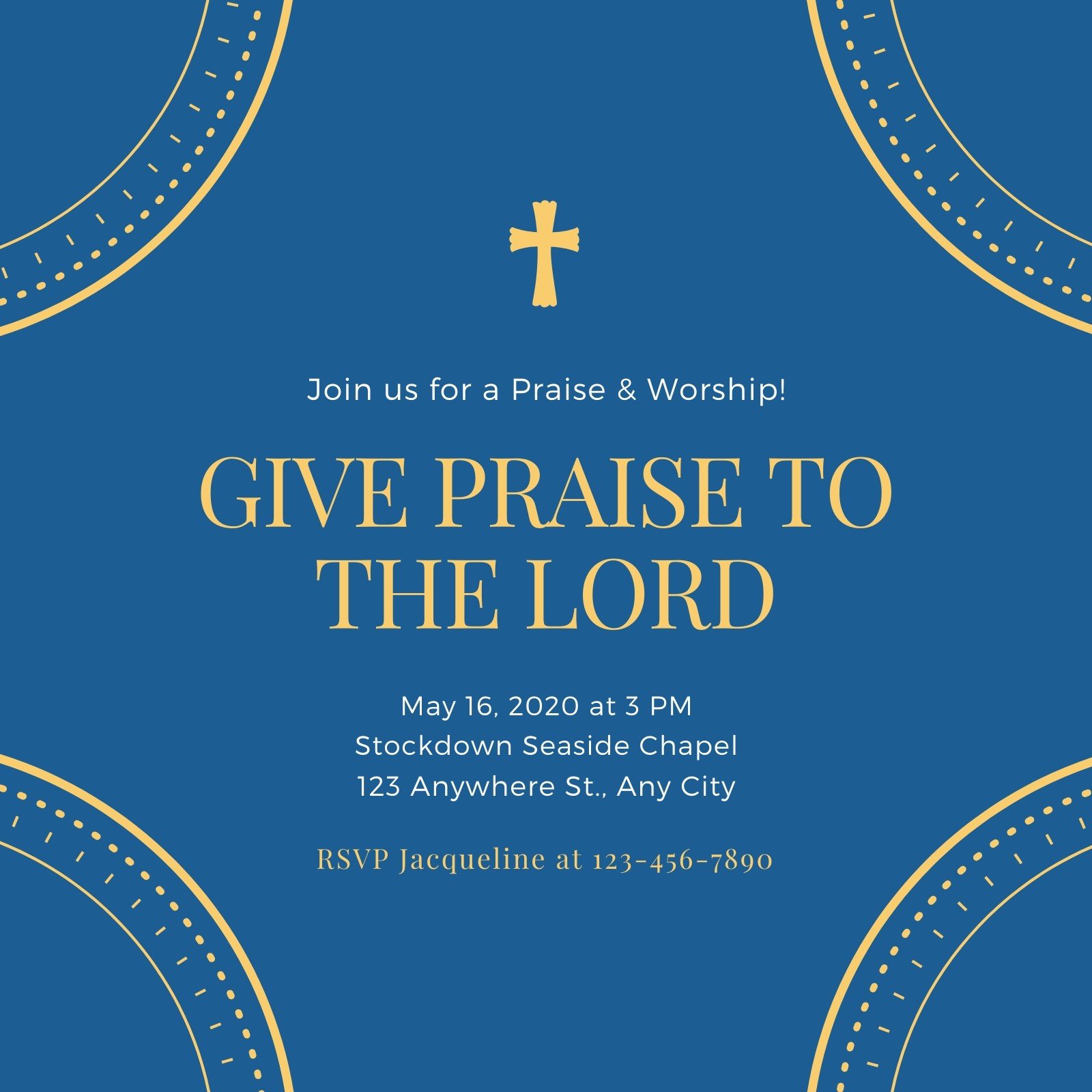 Free, printable church invitation templates to customize  Canva Inside Church Invite Cards Template