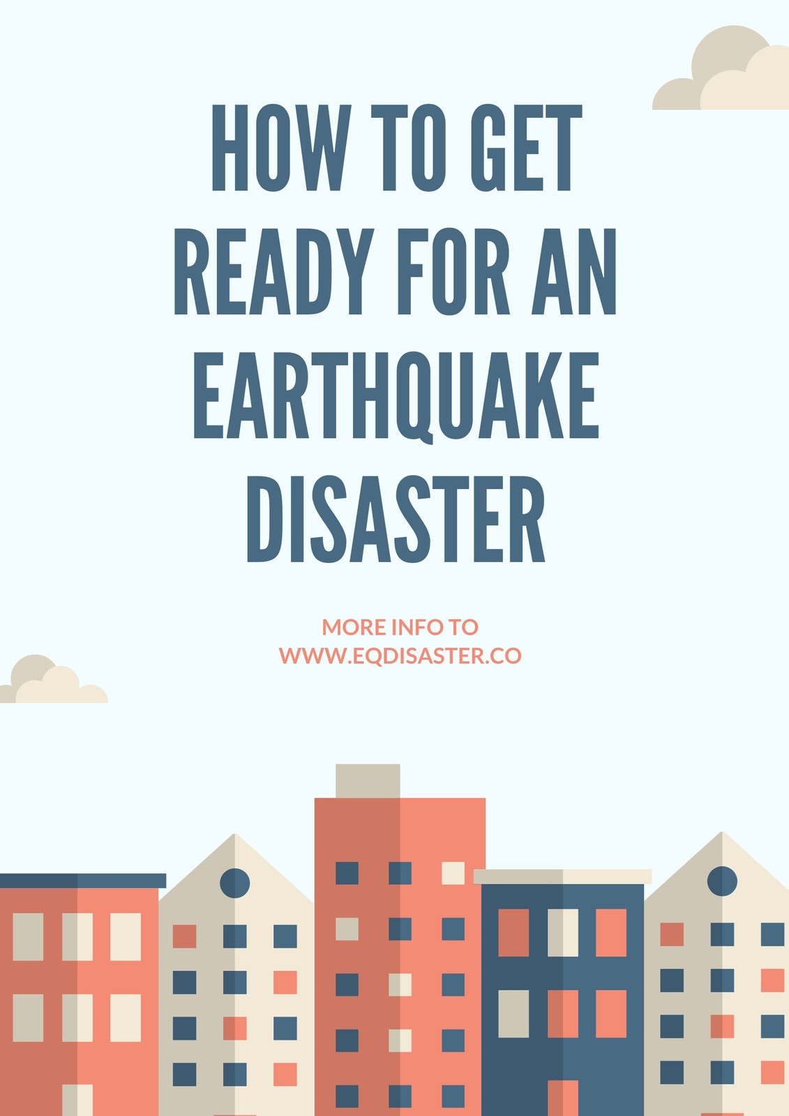 earthquake poster design