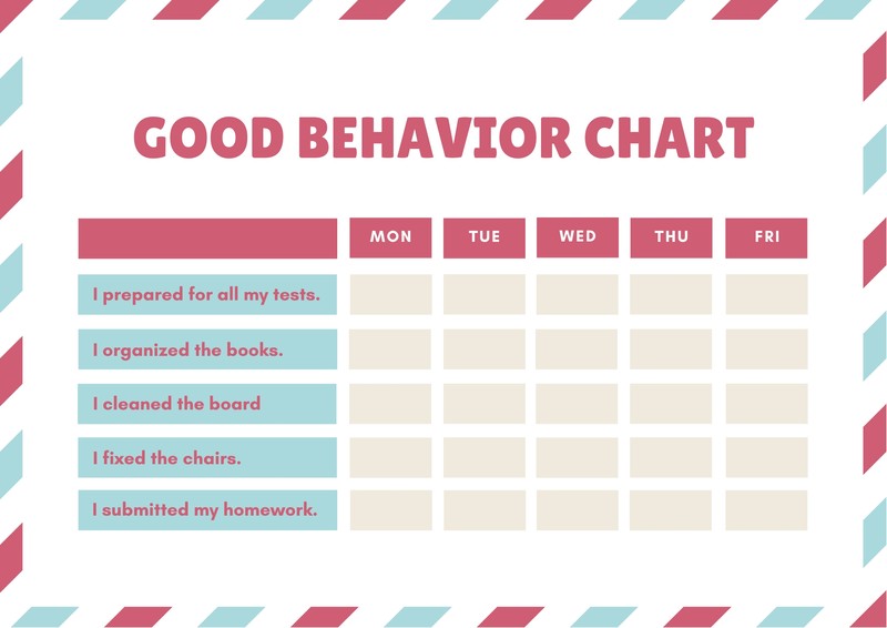My Behavior Chart