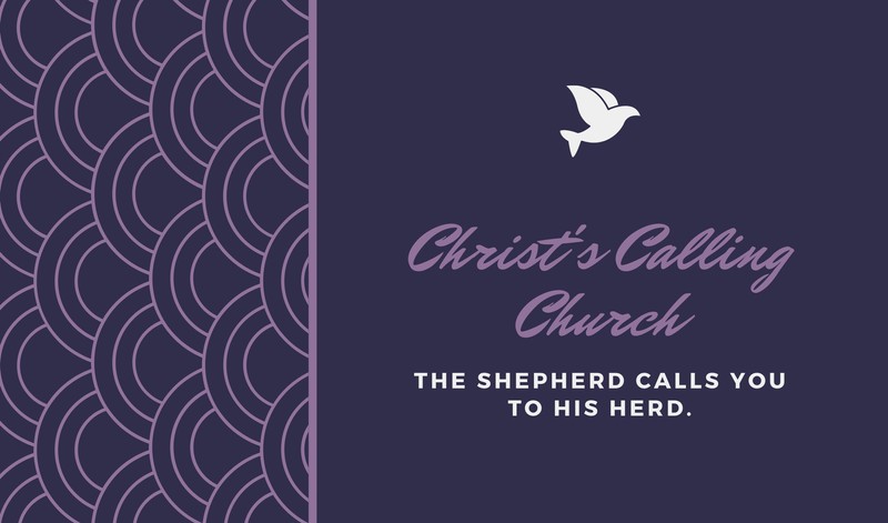 church business card templates free download