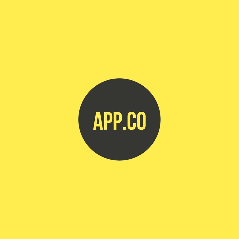 Yellow And Black Circle App Co Computer Logo Templates By Canva