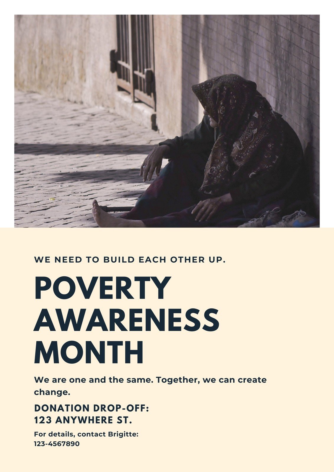creative poverty posters