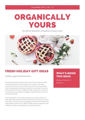 Free Christmas Newsletters Templates To Customize Canva