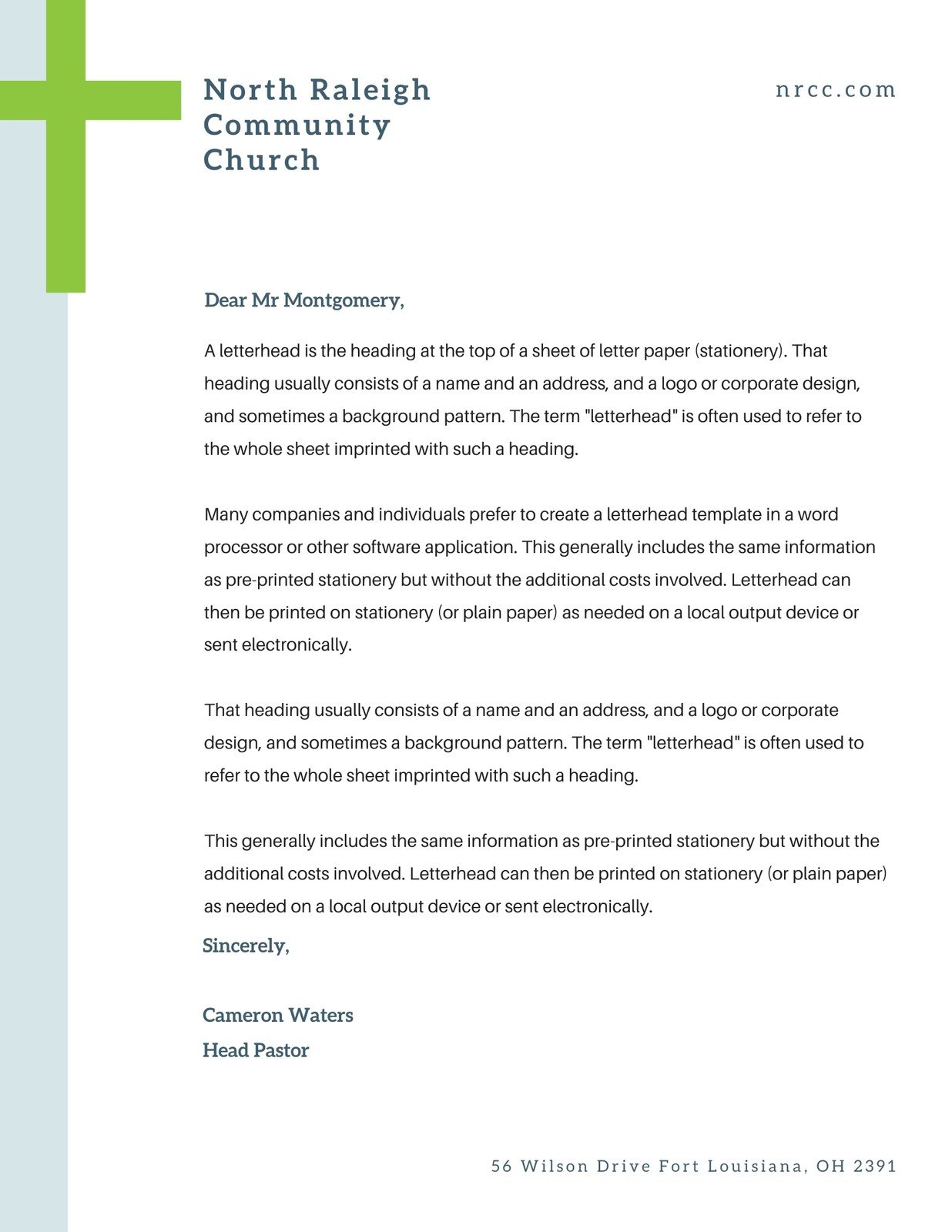 Free, printable, customizable church letterhead templates  Canva Pertaining To Church Letterhead Template
