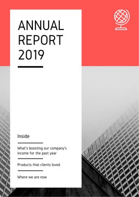 Company Annual Report Template from marketplace.canva.com