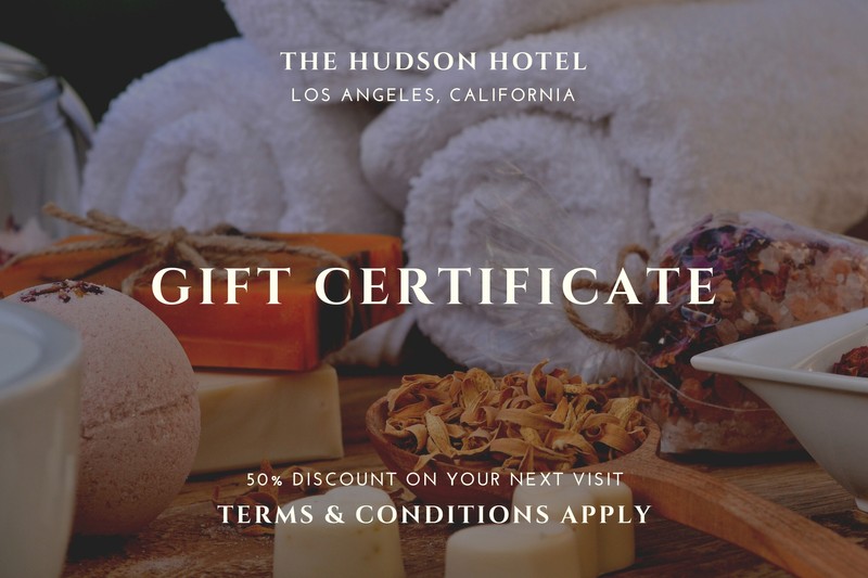 Free custom printable hotel gift certificate templates Canva