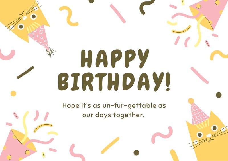 Download Free Custom Printable Birthday Card Templates Canva