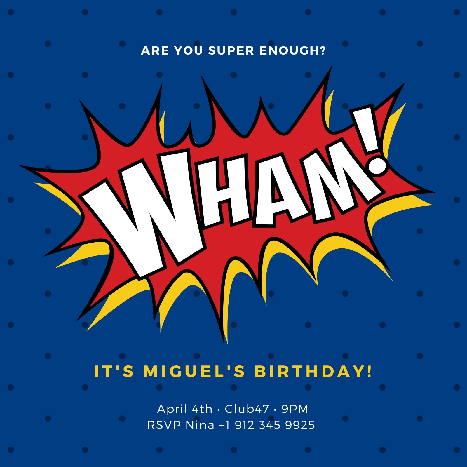 Free And Customizable Superhero Invitation Templates Canva