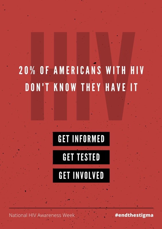 Poster hiv aids terbaik