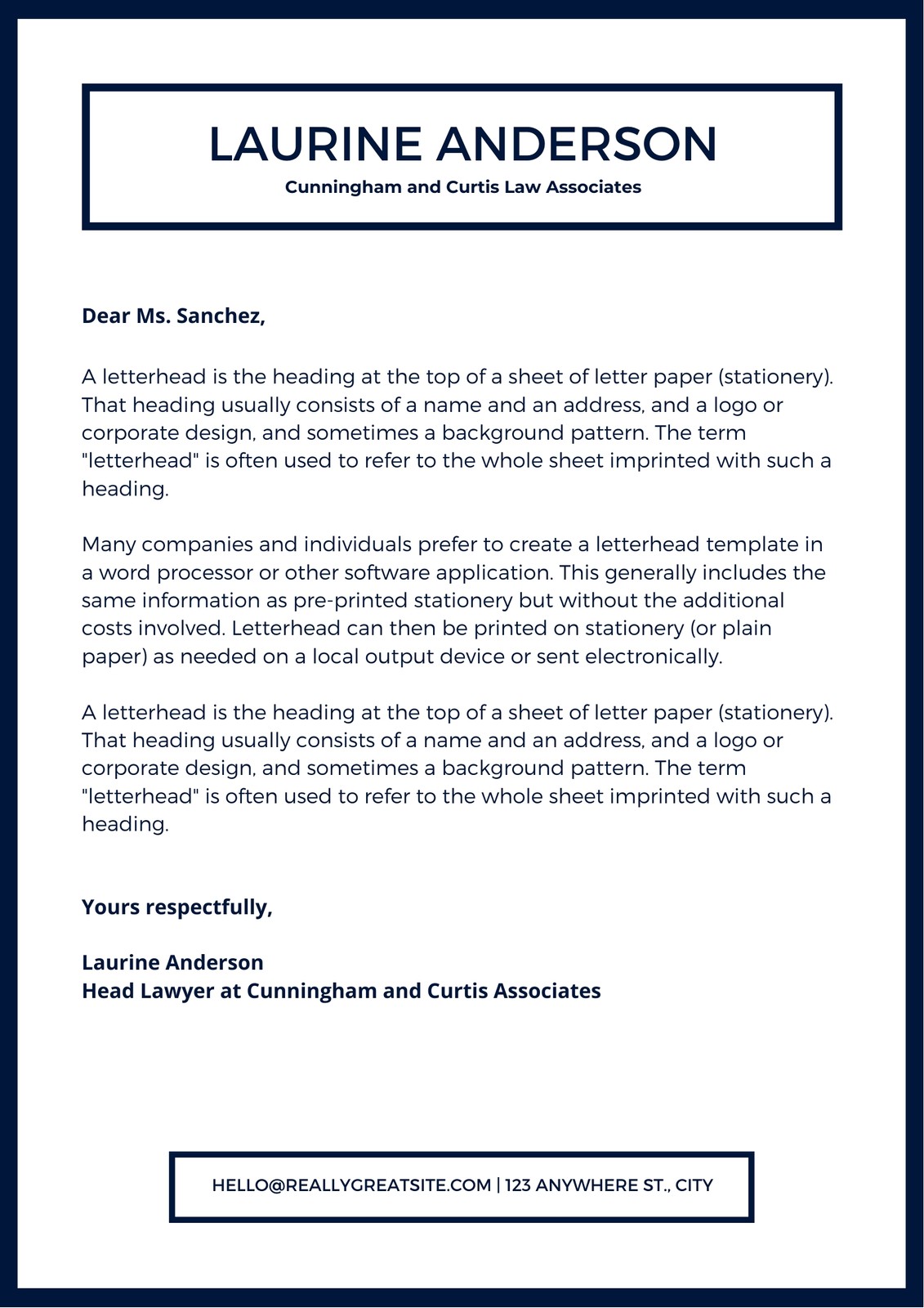 Customize 30 Law Firm Letterheads Templates Online Canva