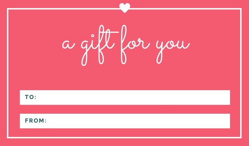 Gift Template Printable from marketplace.canva.com