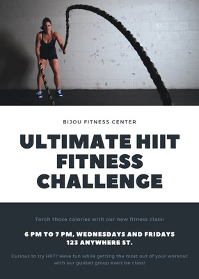 Free Fitness Flyers Templates To Customize Canva