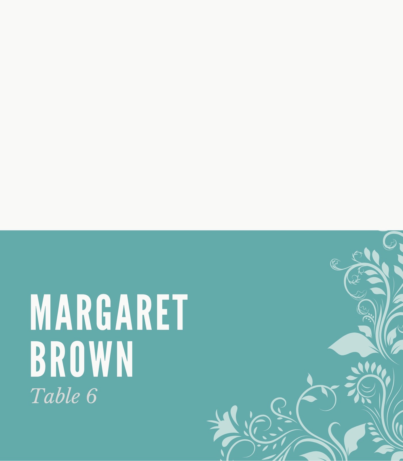 Free printable custom place card templates