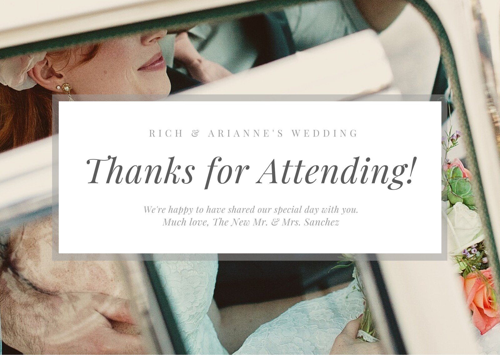 Customize 32 Wedding Thank You Cards Templates Online Canva