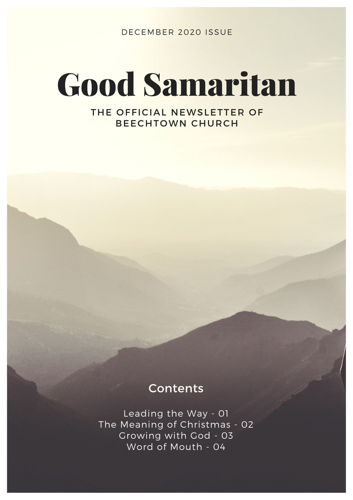 Customize 24+ Church Newsletters Templates Online Canva