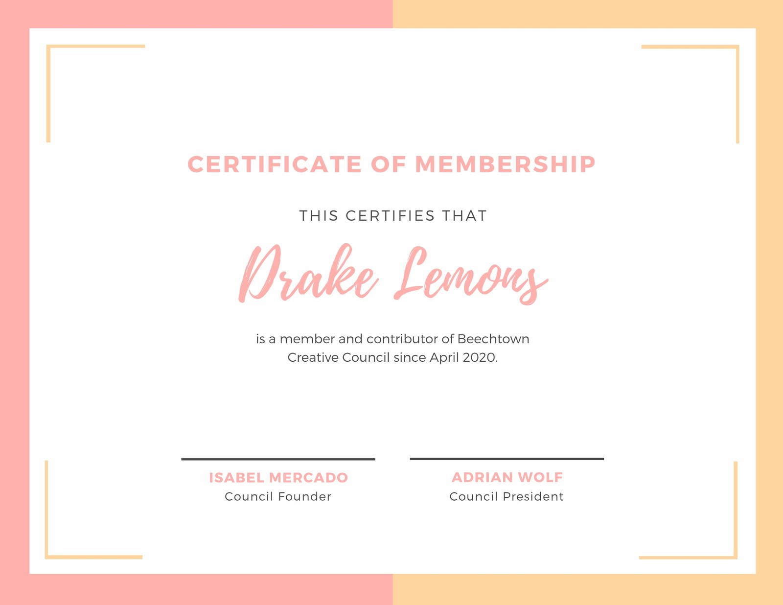 Free custom printable membership certificate templates | Canva