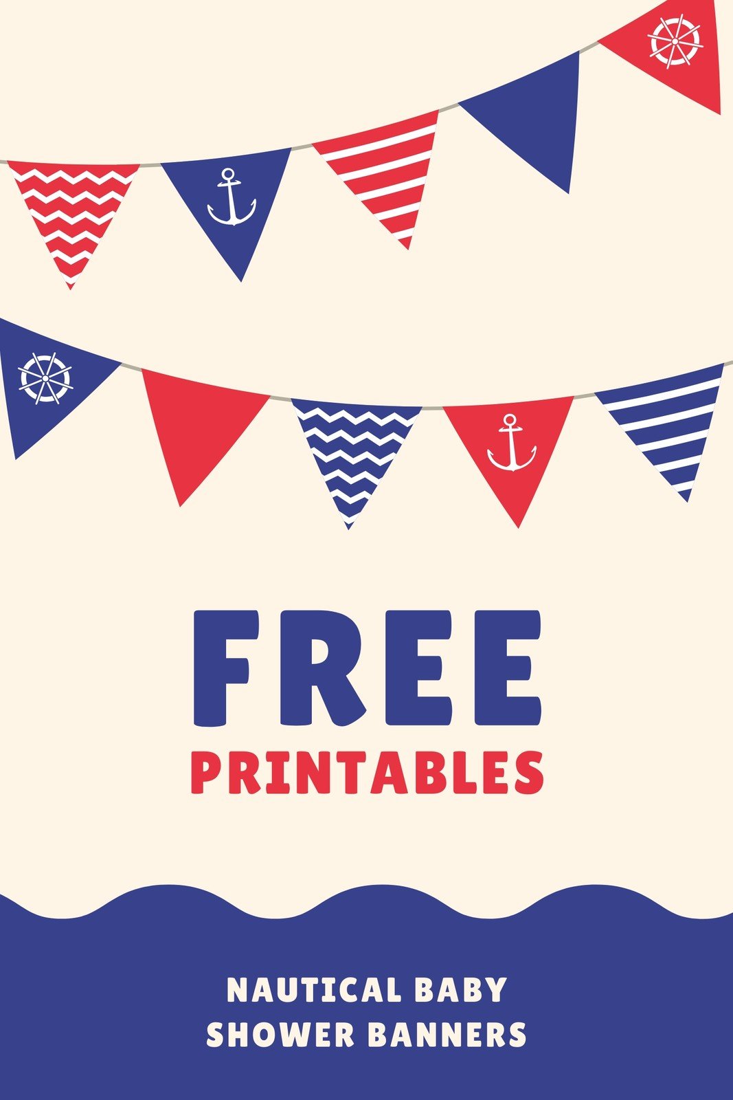 free nautical baby shower printables