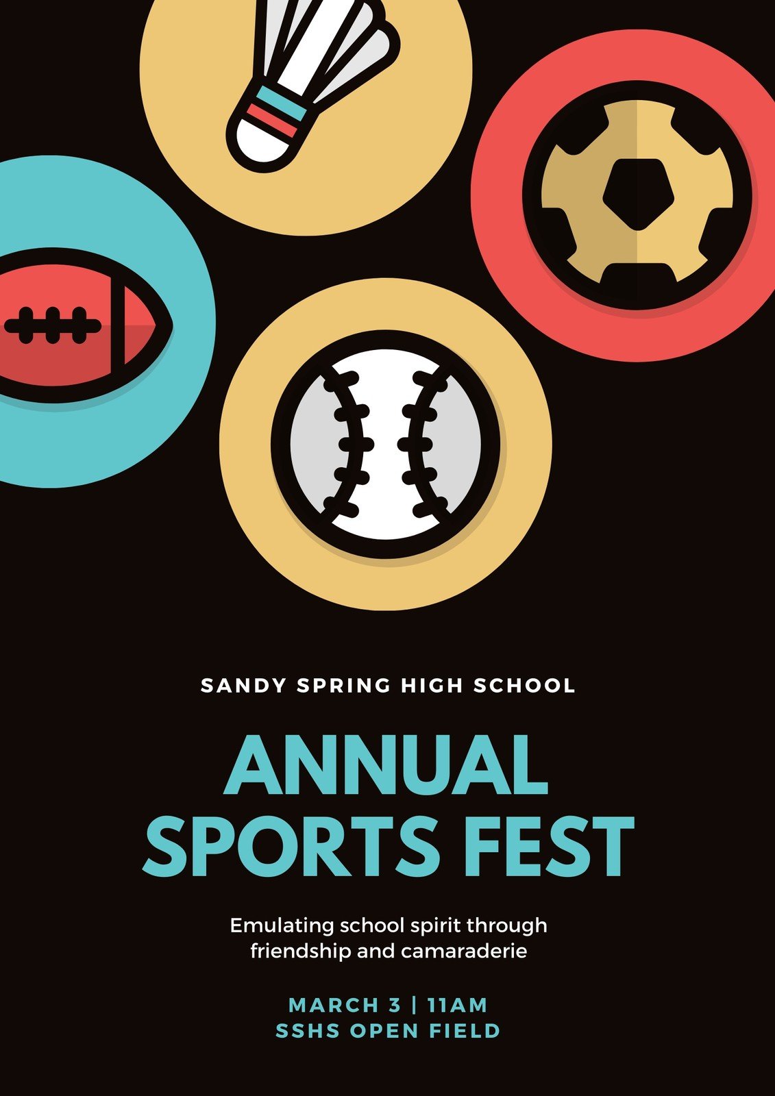 Sports Fest Poster Design Design Talk
