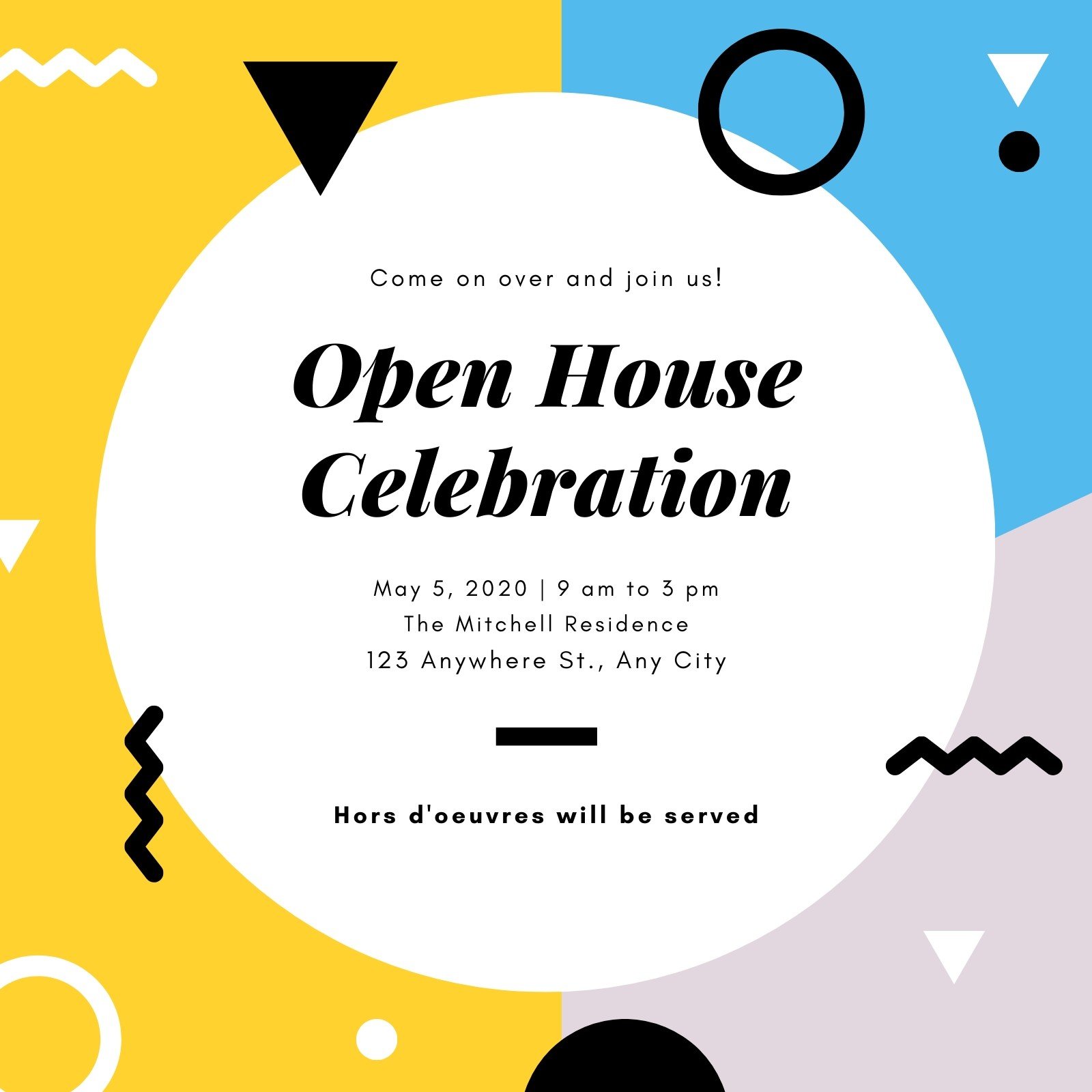 Free printable, customizable open house invitation templates  Canva In Business Open House Invitation Templates Free