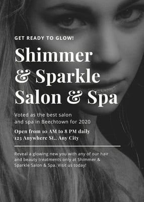 Free Hair Salon Flyers Templates To Customize Canva