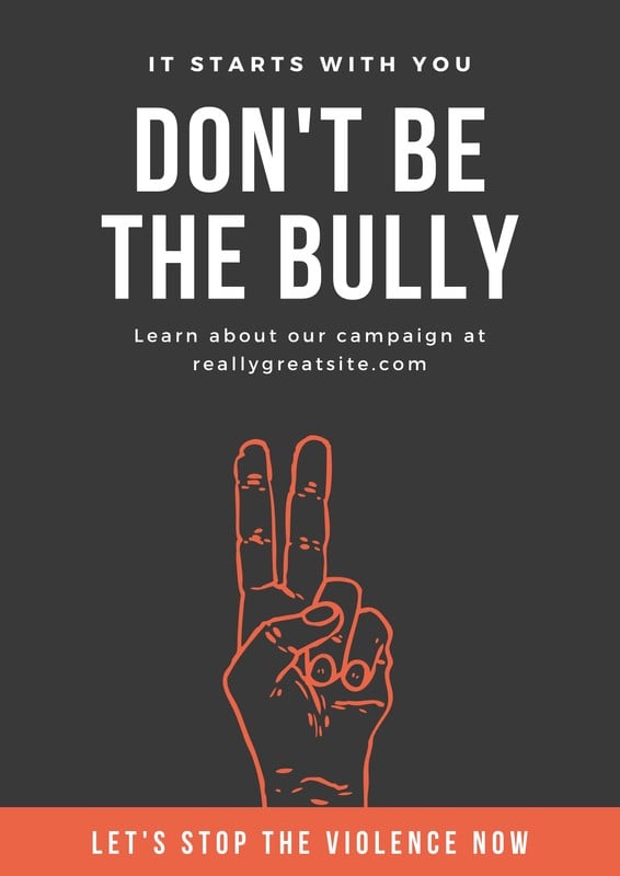 Contoh Poster Stop Bullying – Gambaran