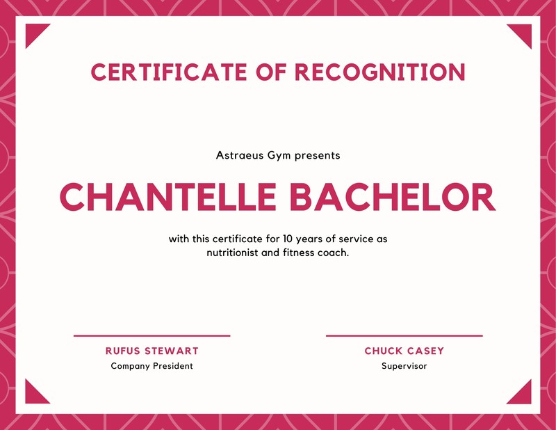 Free printable, customizable work certificate templates | Canva