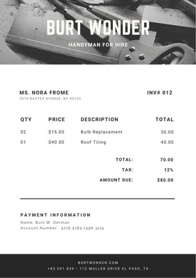 Download Free Printable Professional Invoice Templates To Customize Canva