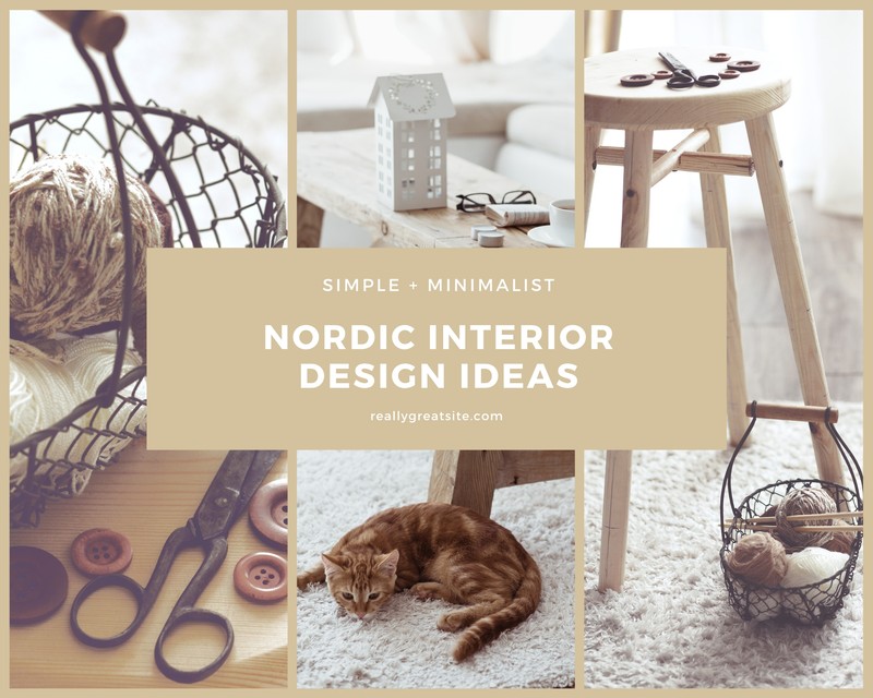 Soft Gray Nordic Interior Photo Collage Templates By Canva