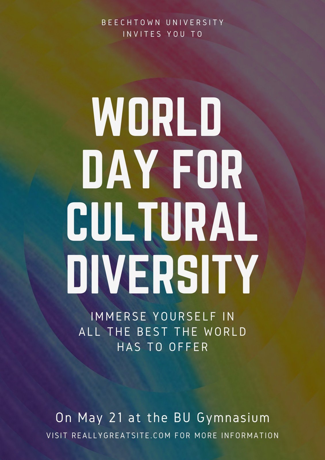 Free World Day for Cultural Diversity poster templates | Canva