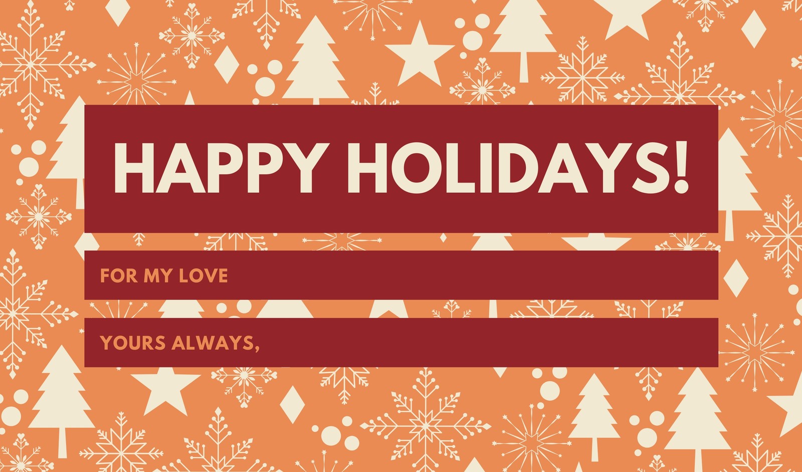 Free and customizable holiday gift tag templates