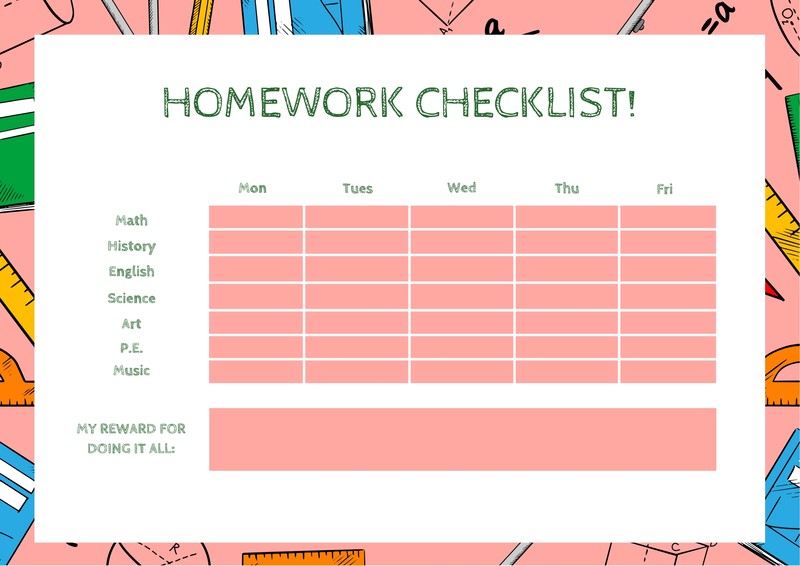 Homework Chart