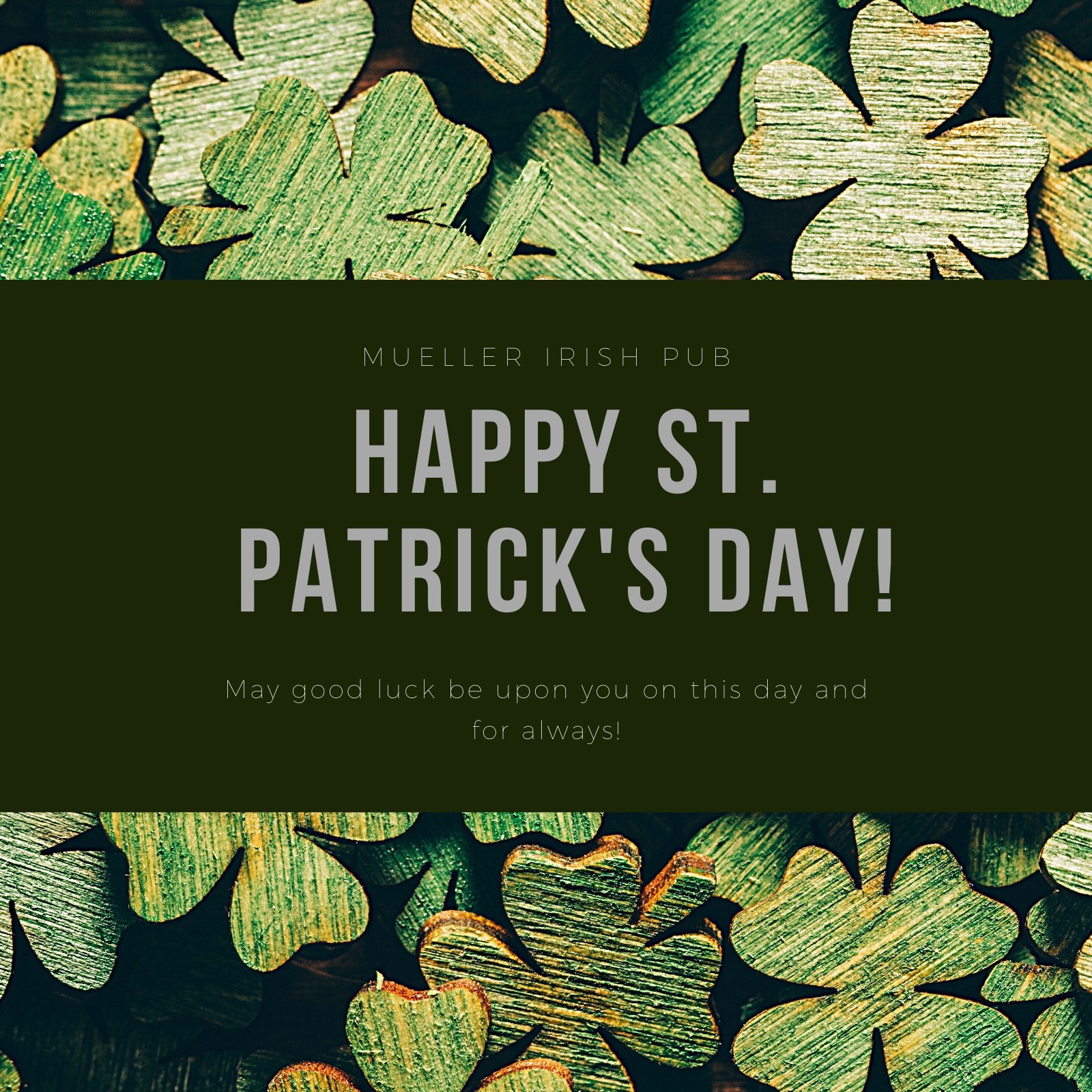 Free and customizable st patricks templates