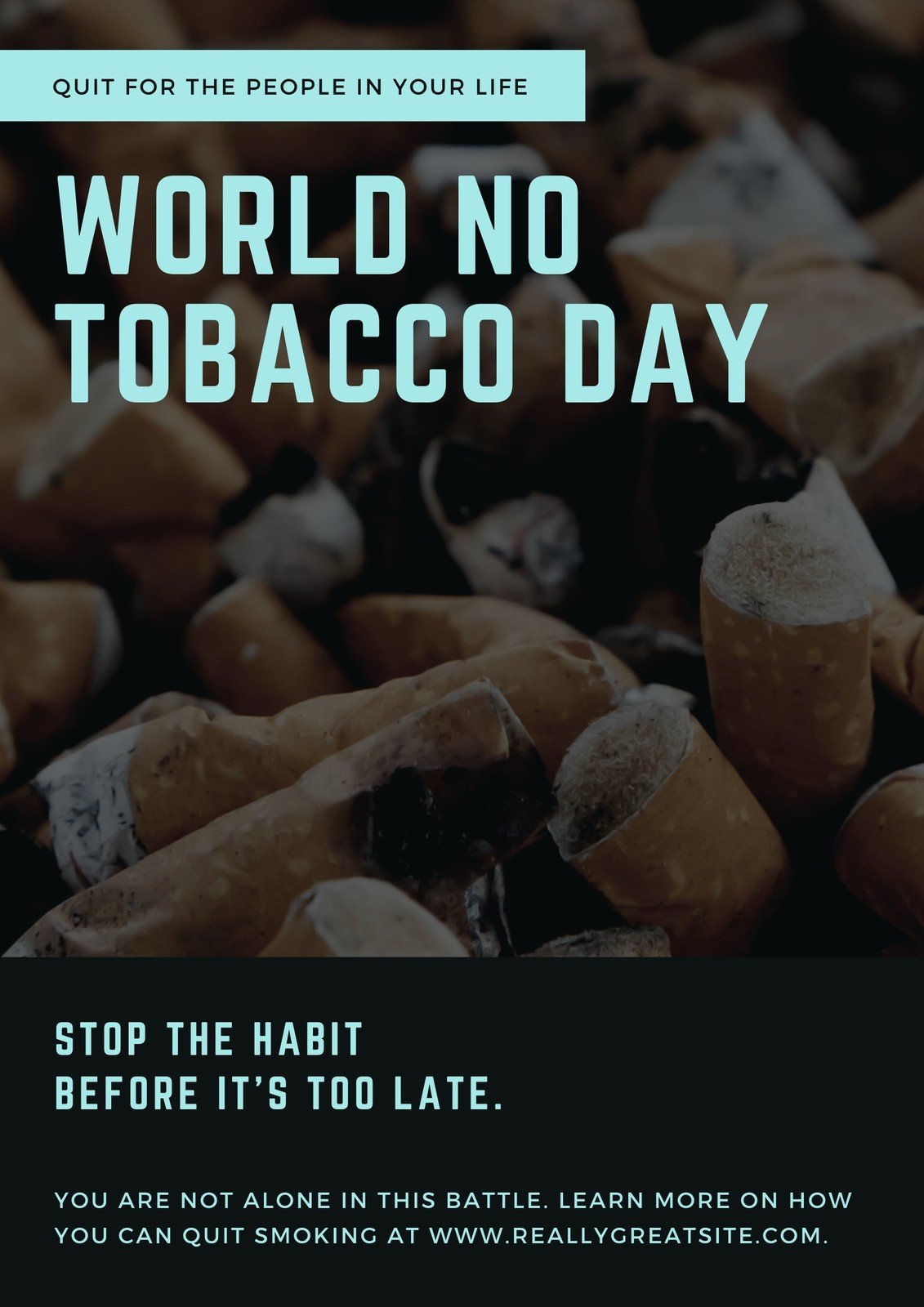 Customize 21+ World No Tobacco Day Posters Templates Online Canva