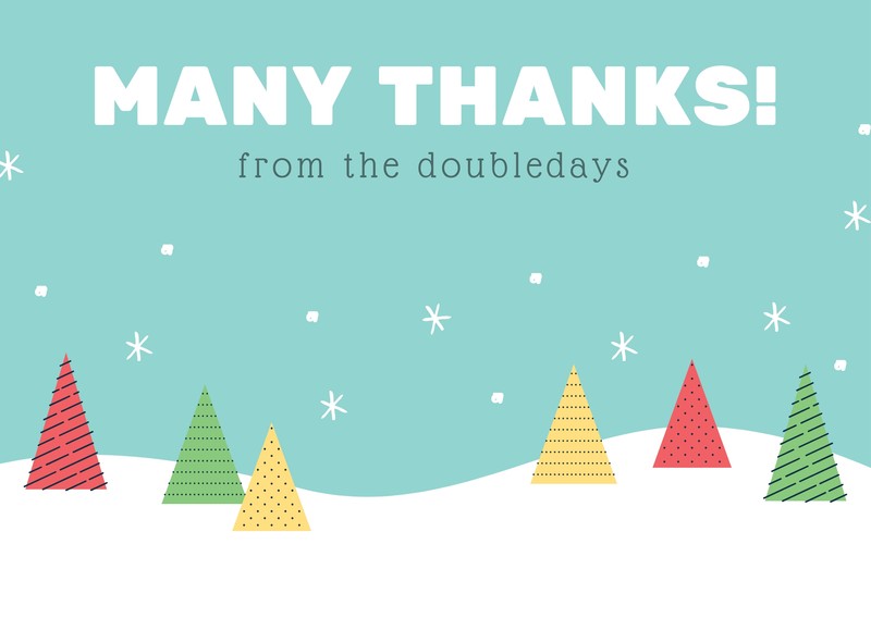 Free Christmas Thank You Cards Templates to customize Canva