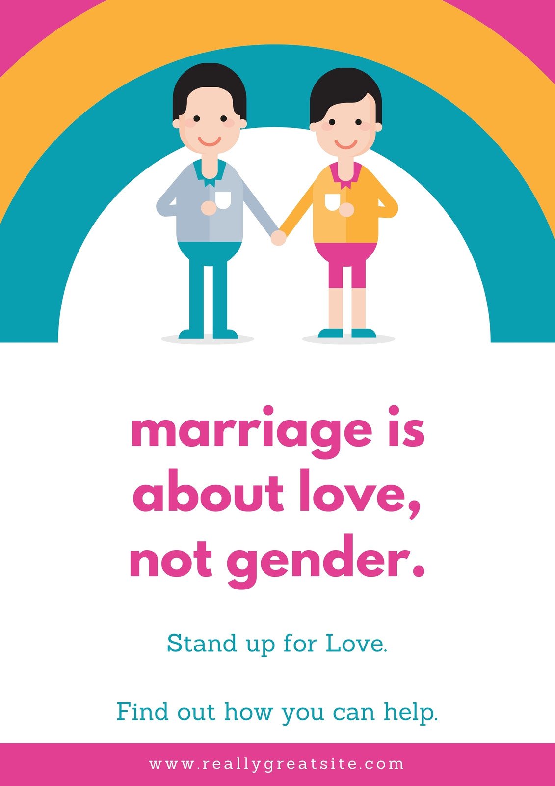 Free custom printable gay rights poster templates | Canva