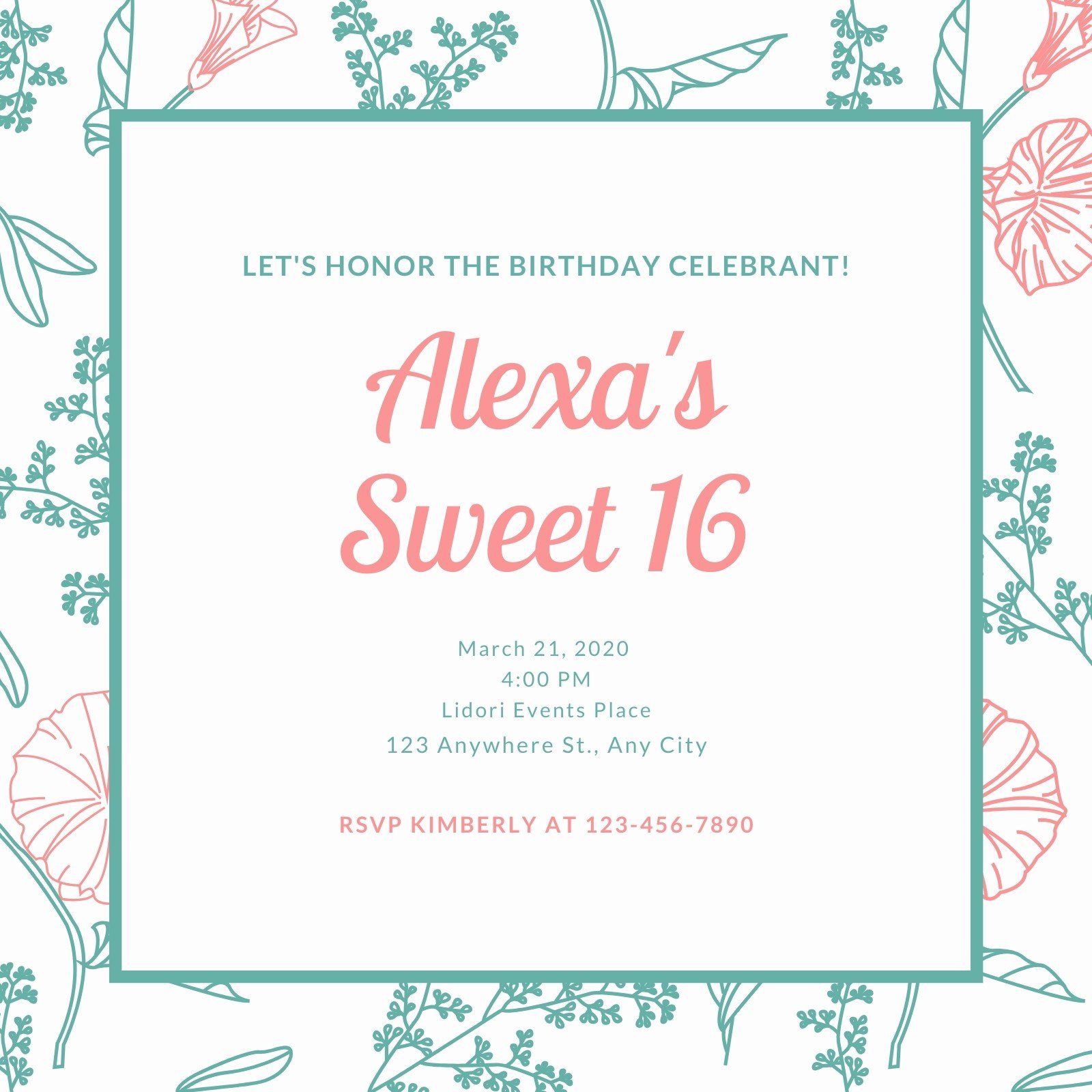 sweet-16-party-invitations
