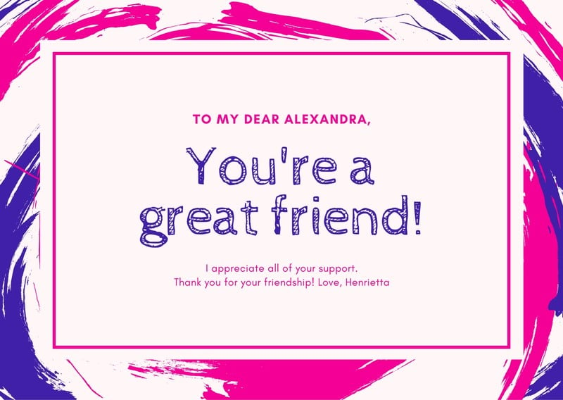 images of friendship cards