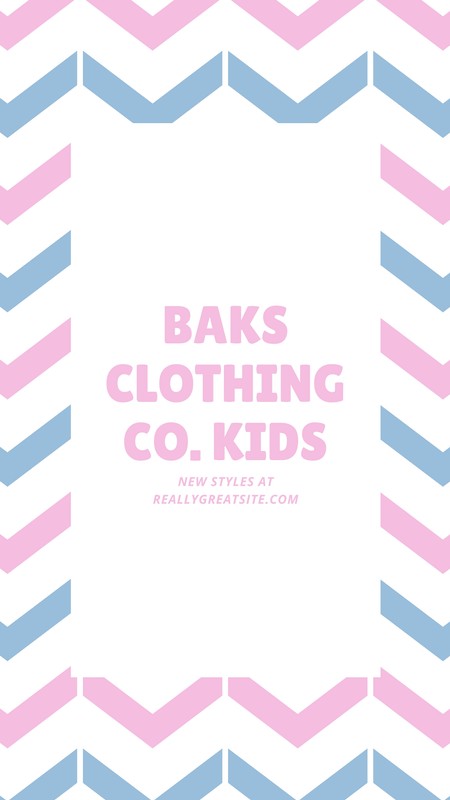 Pastel Zigzag Shape Sale Kids Fashion Instagram Your Story