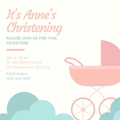 76 Creative Christening Invitation For Baby Girl Blank Template In Word With Christening Invitation For Baby Girl Blank Template Cards Design Templates